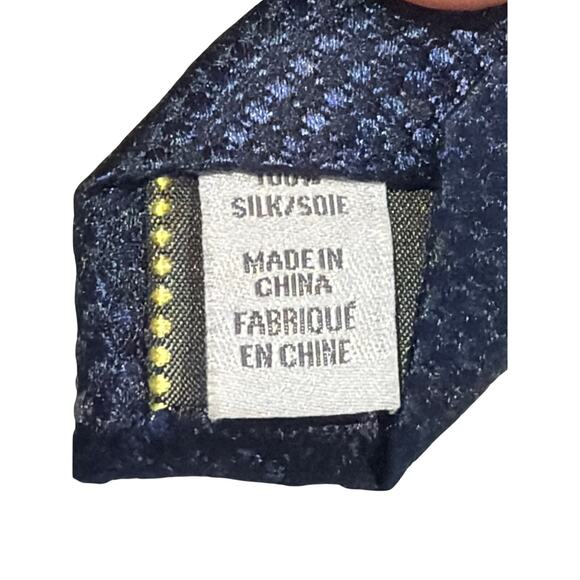 C2 by Calibrate Nordstrom Tie Boys Blue 100% Silk Church School Formal Wedding - Picture 3 of 4